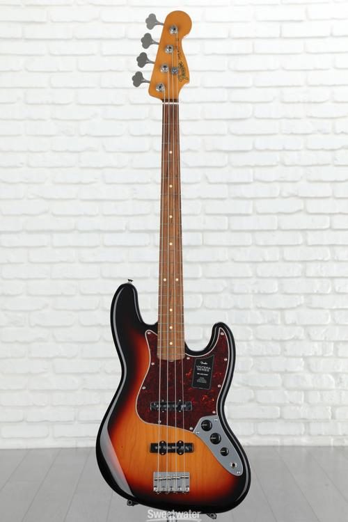 Fender Vintera '60s Jazz Bass - 3-Color Sunburst with Pau Ferro