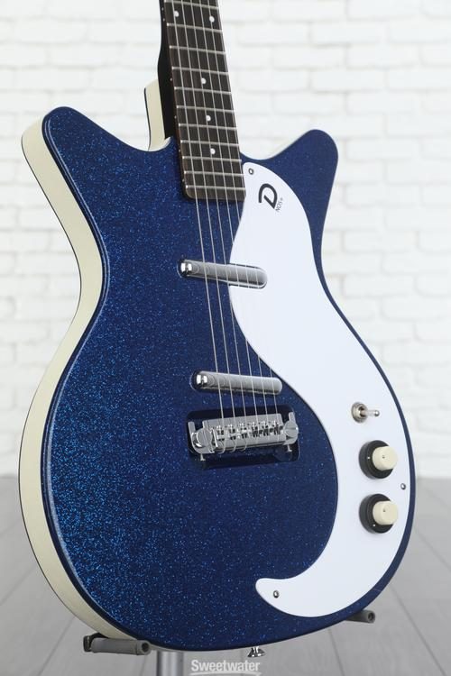 Danelectro 60th Anniversary DC '59 NOS+ Electric Guitar - Deep Blue  Metalflake