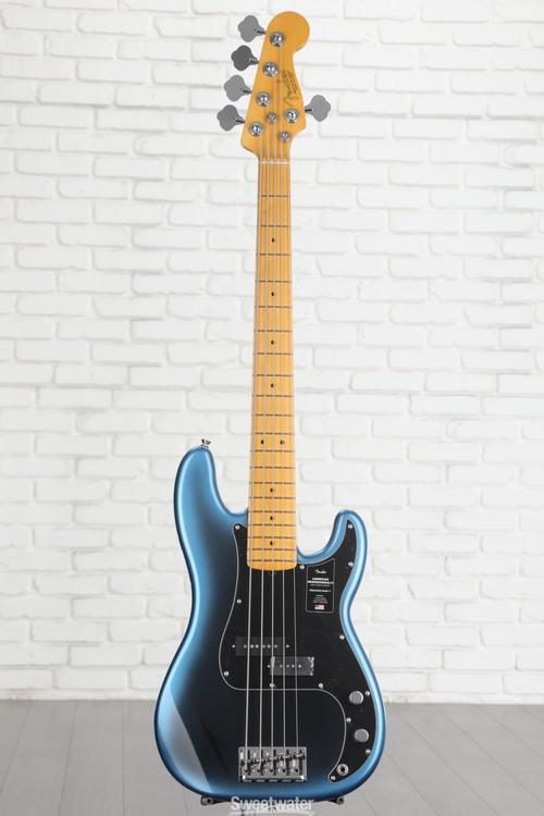 Fender American Professional II Precision Bass V - Dark Night with Maple  Fingerboard
