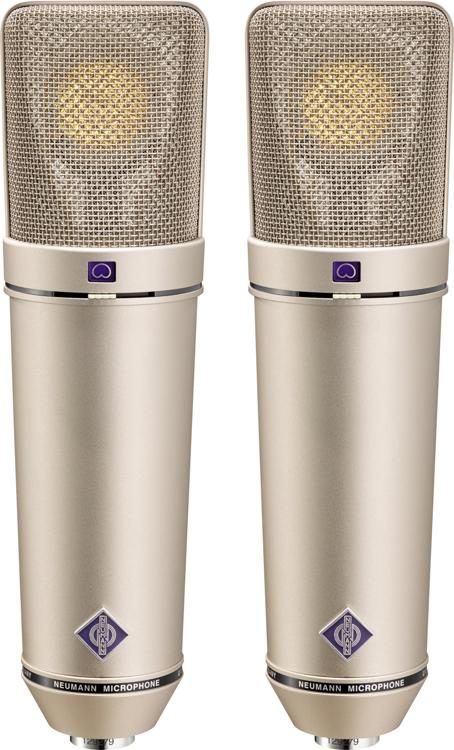 Neumann U 87 Ai Studio Set - Nickel, Matched Pair | Sweetwater