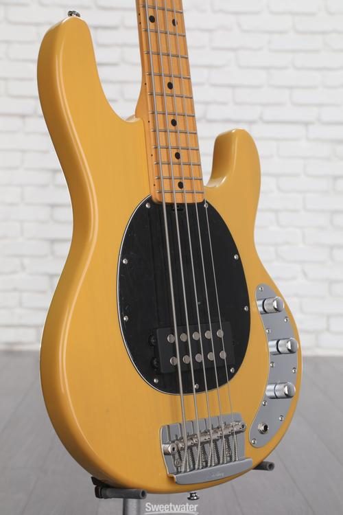 Sterling By Music Man StingRay Classic RAY25CA 5-string Bass Guitar -  Butterscotch