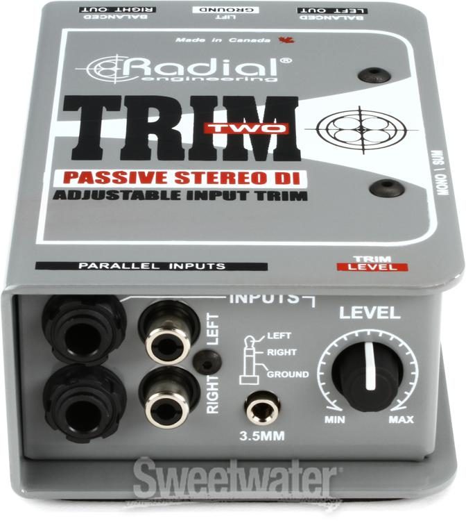 Radial Trim-Two 2-channel Passive A/V Direct Box | Sweetwater