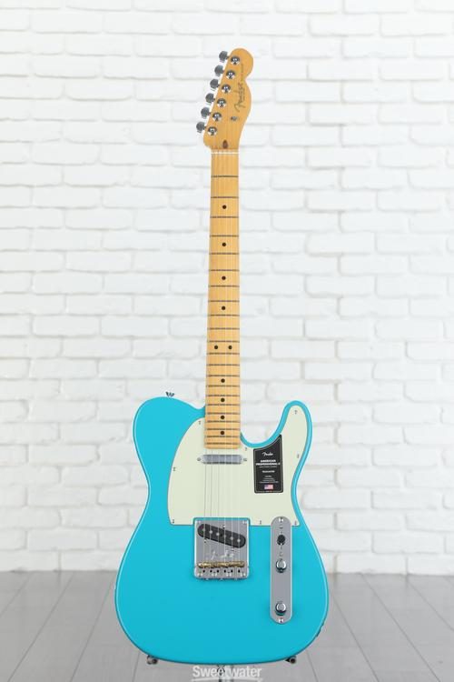 Fender American Professional II Telecaster - Miami Blue with Maple  Fingerboard