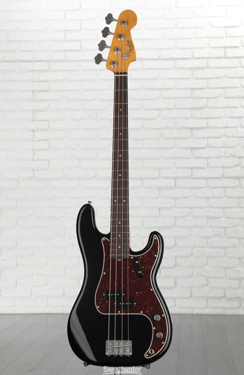 Fender American Vintage II 1960 Precision Bass - Black | Sweetwater