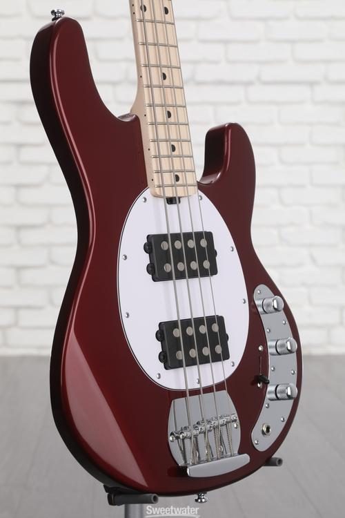 Sterling By Music Man StingRay RAY4HH Bass Guitar - Candy Apple Red