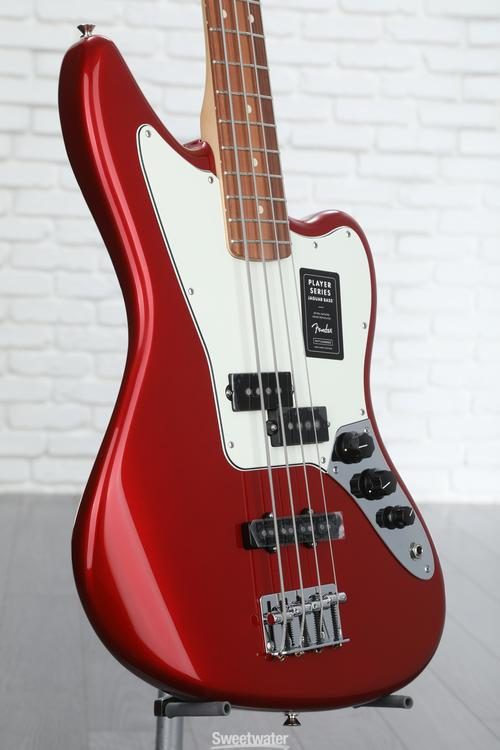 Fender Player Jaguar Bass - Candy Apple Red | Sweetwater