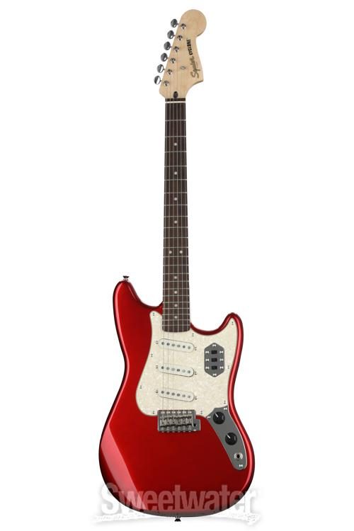 Squier Paranormal Cyclone Electric Guitar - Candy Apple Red with 