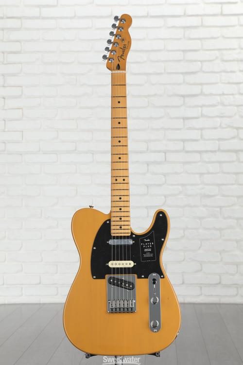 Fender Player Plus Nashville Telecaster - Butterscotch Blonde with Maple  Fingerboard