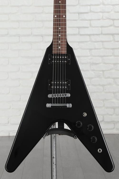 Gibson 80s Flying V Solidbody Electric Guitar - Ebony