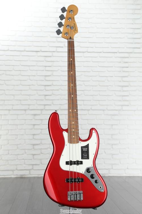 Fender Player Jazz Bass - Candy Apple Red with Pau Ferro Fingerboard