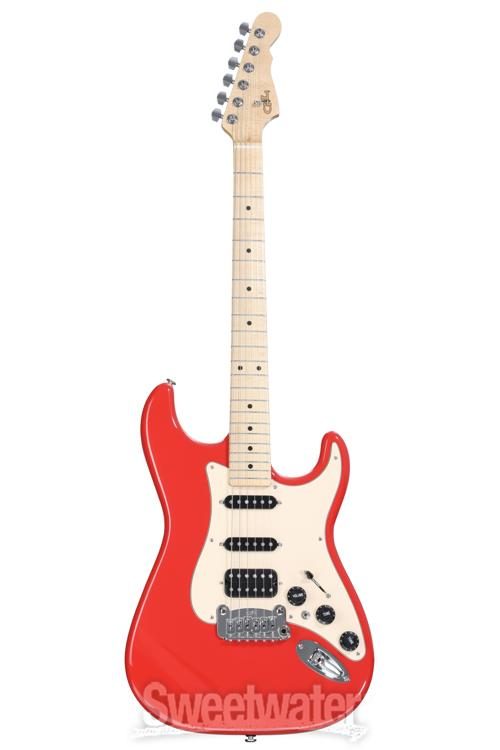 G&L Custom Shop Legacy HSS Electric Guitar - Fullerton Red