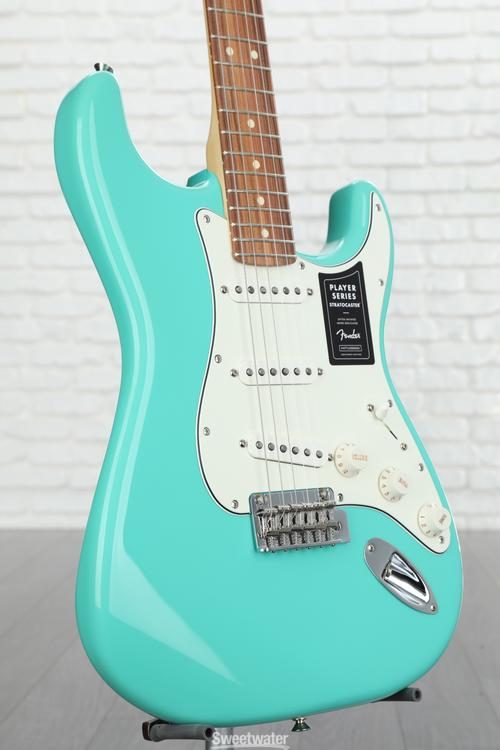 Fender Player Stratocaster Electric Guitar - Sea Foam Green with Pau Ferro  Fingerboard