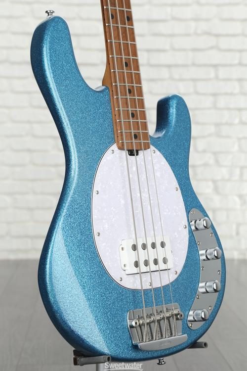 Sterling By Music Man StingRay RAY34 Bass Guitar - Blue Sparkle