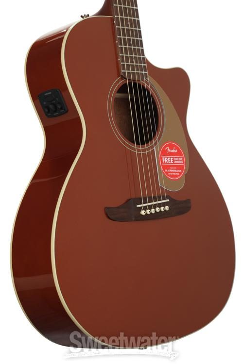 FENDER Guitare Electro-Acoustique - NEWPORTER PLAYER RUSTIC COPPER