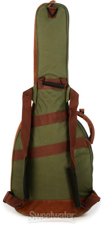 Custodia Per Basso Ibanez Powerpad - Design Elegante, Imbottitura Protettiva 15mm, Verde Moss - Collezione Designer