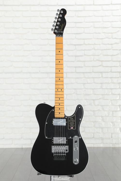 Fender American Ultra Luxe Telecaster Floyd Rose HH - Mystic Black