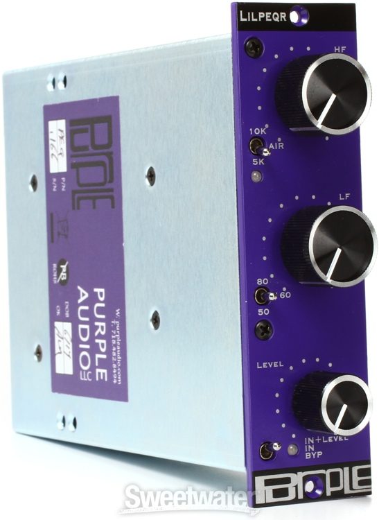 Purple Audio LilPEQr 500 Series 2-band Program Equalizer