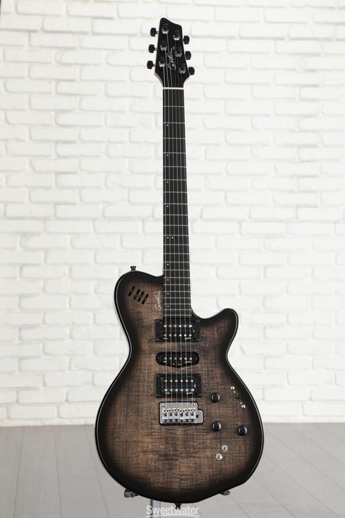 Godin xtSA Multi-Voice Electric Guitar - Trans Black