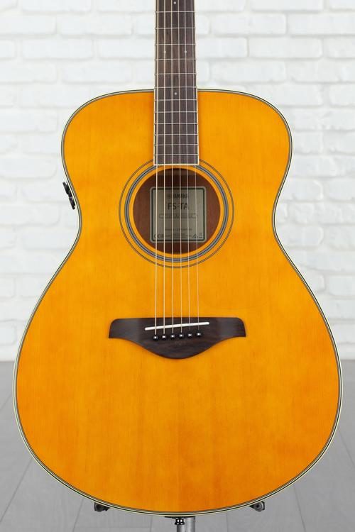 Yamaha FS-TA TransAcoustic Concert Acoustic-electric Guitar - Vintage Tint