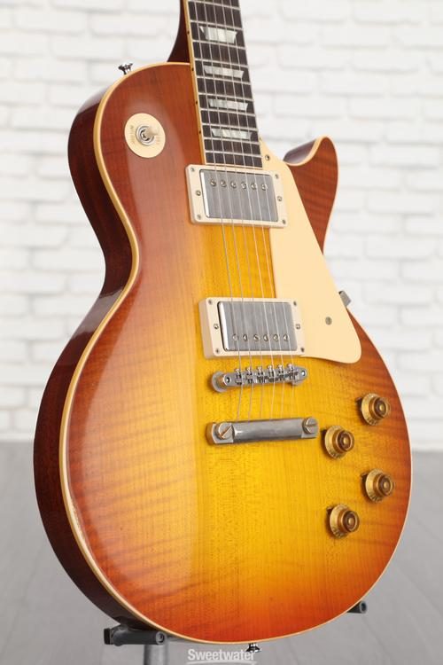 Gibson Custom 1959 Les Paul Standard Reissue Electric Guitar - Murphy Lab  Light Aged Royal Teaburst
