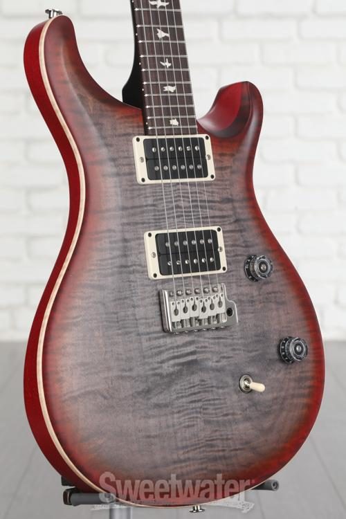 ギター PRS Japan Limited CE24 Satin Gray Black PRS Limited-edition CE 24 Electric Guitar - Nitro Satin