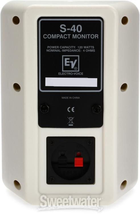 Electro-Voice S-40W 120W 5.25 inch Install Speaker (Pair) - White