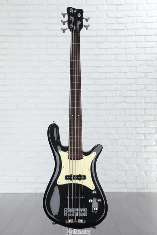 Pro Series 5 Streamer CV Electric Bass Guitar - Black - Sweetwater