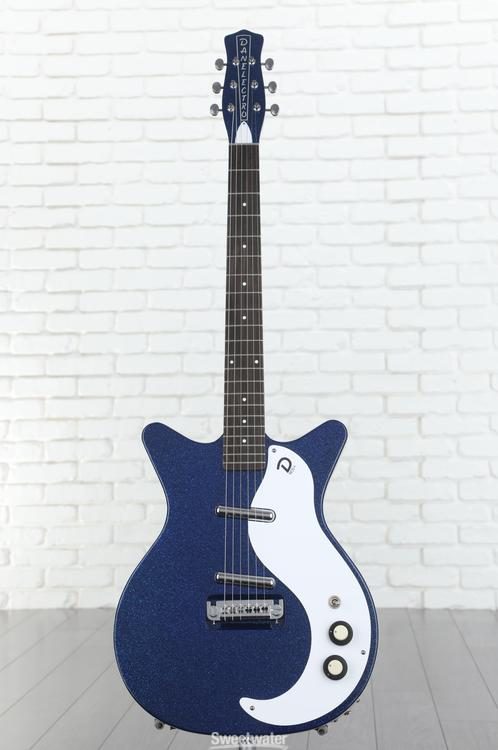 Danelectro 60th Anniversary DC '59 NOS+ Electric Guitar - Deep Blue  Metalflake