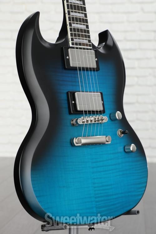 Epiphone SG Prophecy Electric Guitar - Blue Tiger Aged Gloss