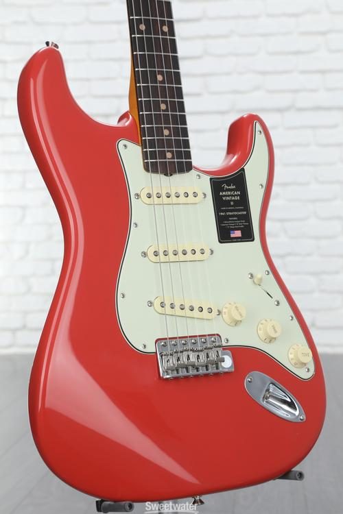 Fender strat deals fiesta red