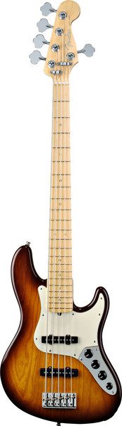 Fender American Deluxe Jazz Bass V Ash - Tobacco Sunburst | Sweetwater