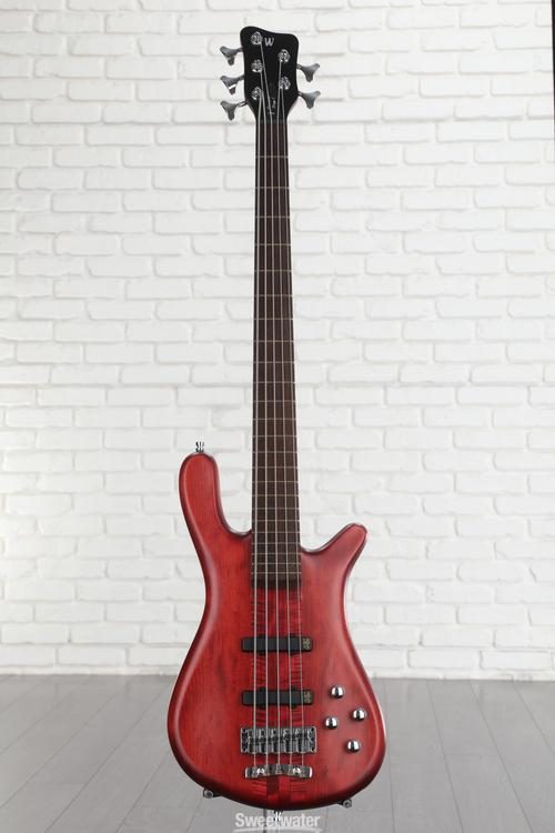 Warwick Pro Series 5 Streamer Stage I Electric Bass Guitar - Burgundy Red