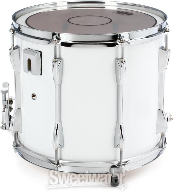 Yamaha MS-6300 Power-Lite Marching Snare Drum - 13-inch x 11-inch - White