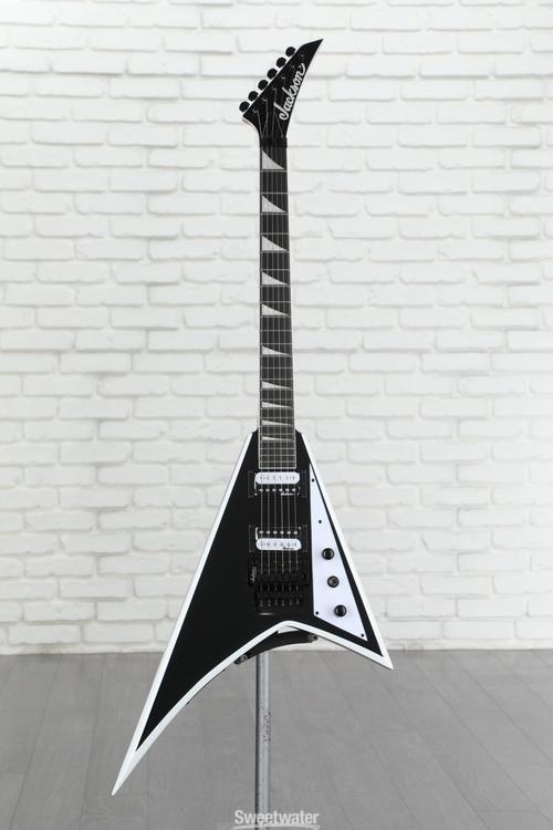 Jackson Rhoads JS32 Electric Guitar - Black with White Bevels | Sweetwater