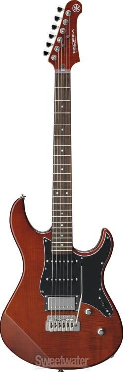 Yamaha Pacifica PAC612VIIFM Electric Guitar - Root Beer | Sweetwater