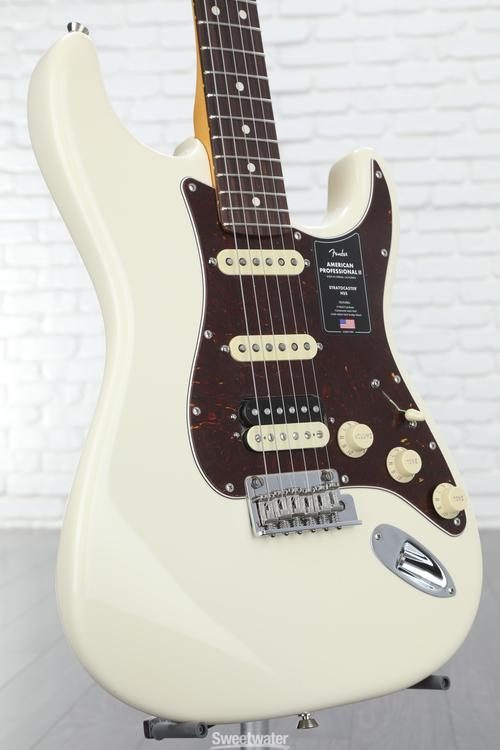 Fender American Professional II Stratocaster HSS - Olympic White with  Rosewood Fingerboard