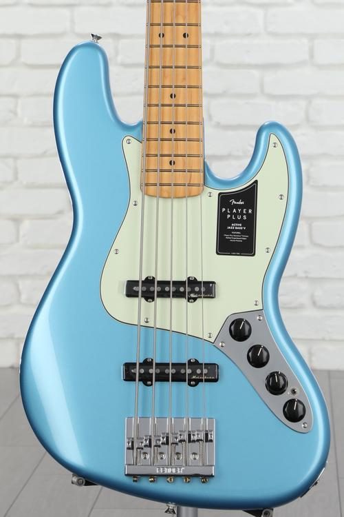 Fender Player Plus Active Jazz Bass V - Opal Spark with Maple Fingerboard