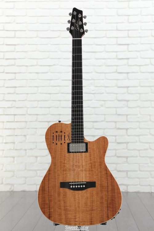 Godin A6 Ultra Extreme Koa HG - Natural Reviews | Sweetwater