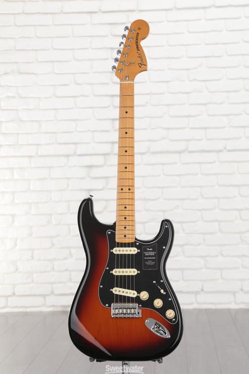Fender Vintera II '70s Stratocaster Electric Guitar - 3-color Sunburst with  Maple Fingerboard