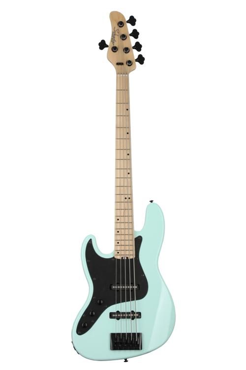 Schecter J-5 Left-handed Bass Guitar - Sea Foam Green