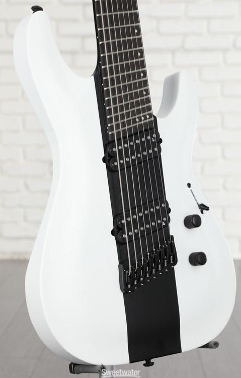 Schecter C-8 Contrasts Multi-scale Rob Scallon 8-string Electric Guitar -  White/Black