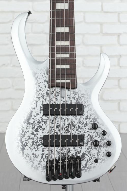 25th-anniversary BTB Standard 6-string Electric Bass Guitar - Silver  Blizzard Matte - Sweetwater