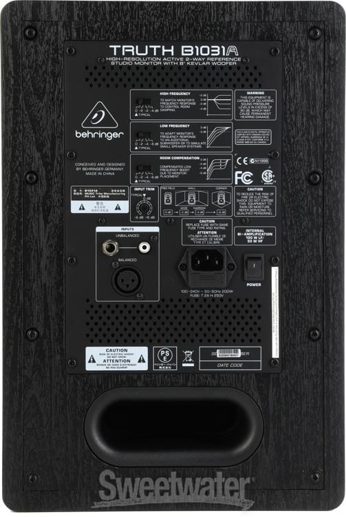 Behringer B1030A Truth Active Studio Monitor, Single na Gear4Music.com