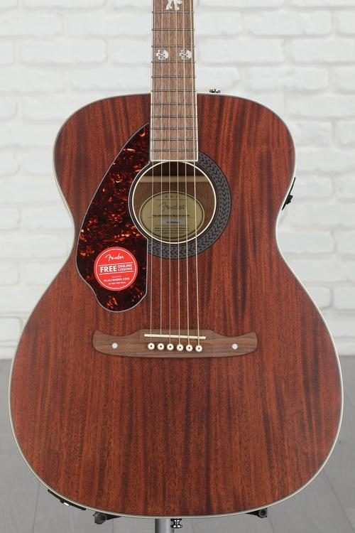 Fender Tim Armstrong Hellcat, Left-Handed Acoustic-Electric Guitar -  Natural with Walnut Fingerboard