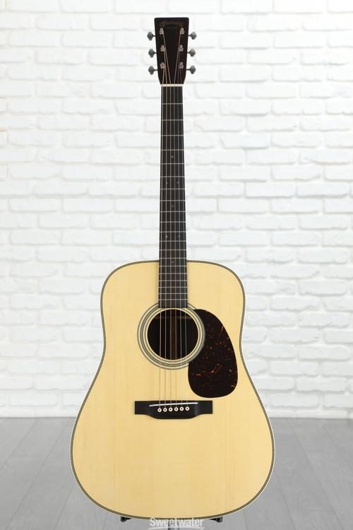 Martin Sweetwater Select 28 Style Herringbone Dreadnought Acoustic Guitar  with Modified V Neck and Adirondack Top