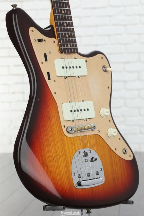 Fender Custom Shop '59 250K Jazzmaster Journeyman Relic Electric Guitar -  Chocolate 3-color Sunburst