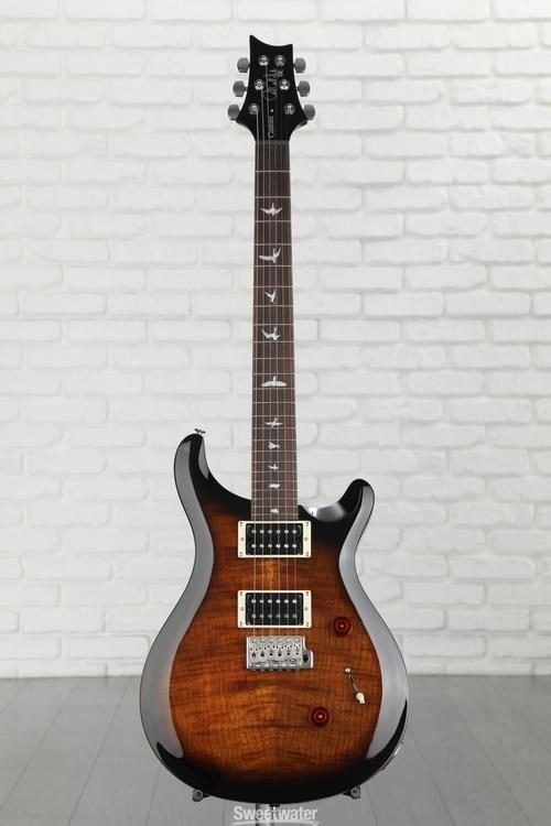 PRS SE Custom 24 Electric Guitar - Black Gold Sunburst | Sweetwater