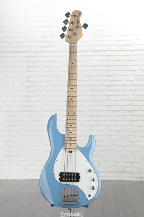 Sterling By Music Man StingRay RAY5 Bass Guitar - Chopper Blue 