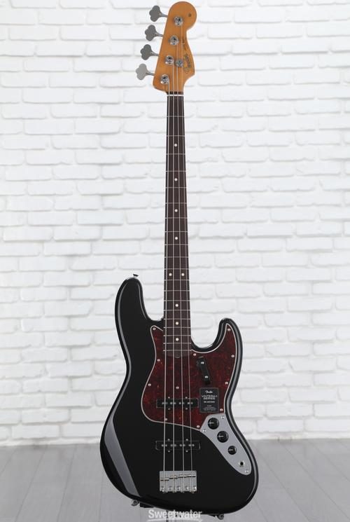 Fender Vintera II '60s Jazz Bass - Black with Rosewood Fingerboard