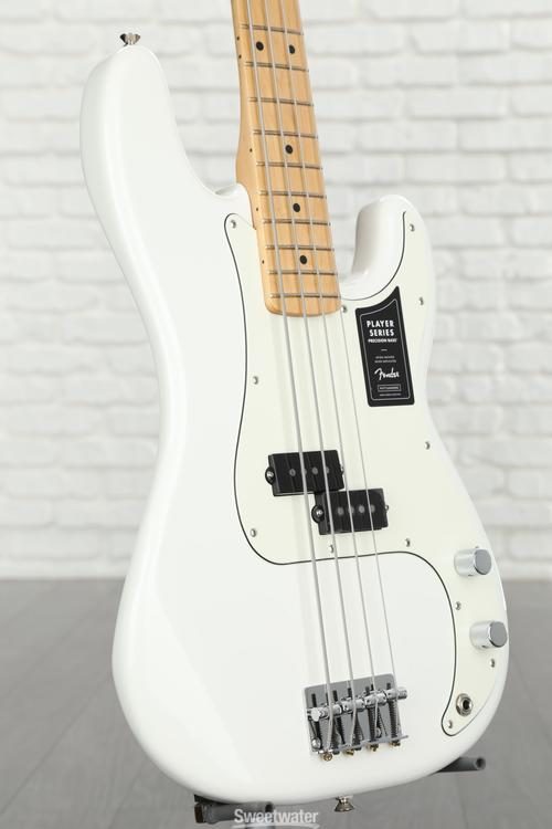 Fender Player Precision Bass - Polar White with Maple Fingerboard